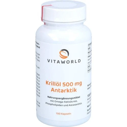Vitalworld Krillöl 500 mg Antarktik Kapseln