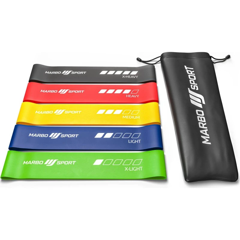Marbo Sport Widerstandsbänder 5er Set Multicolor 600x50mm