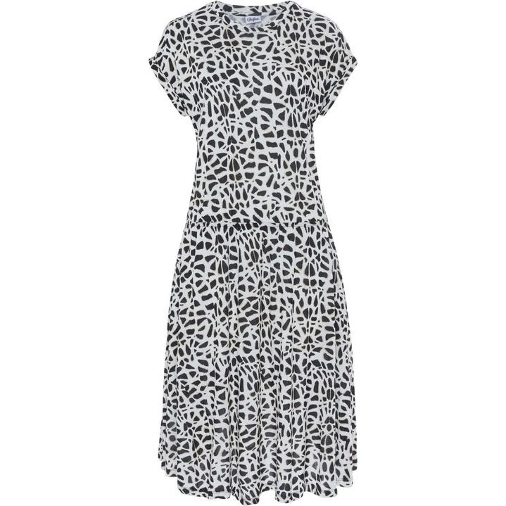 LASCANA Jerseykleid Animalprint kurzärmlig