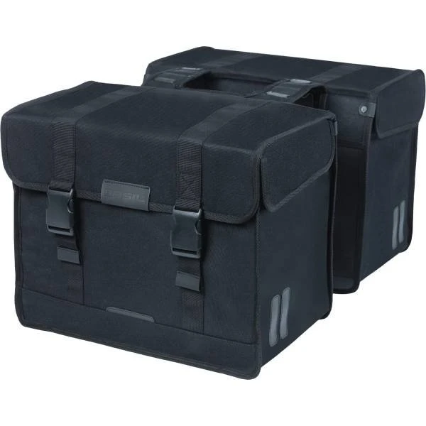 Basil Kavan Eco Classic 68L Doppeltasche Schwarz