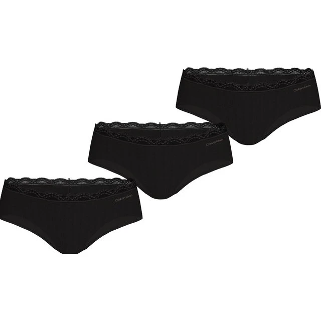 Calvin Klein Hipster 3er-Pack Schwarz