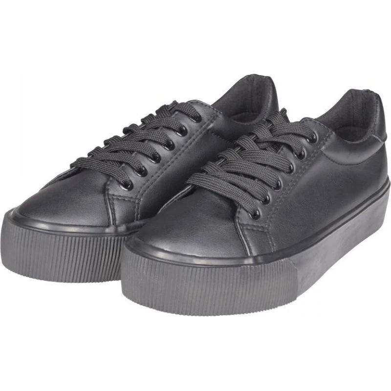 Urban Classics Plateau-Sneaker Schwarz