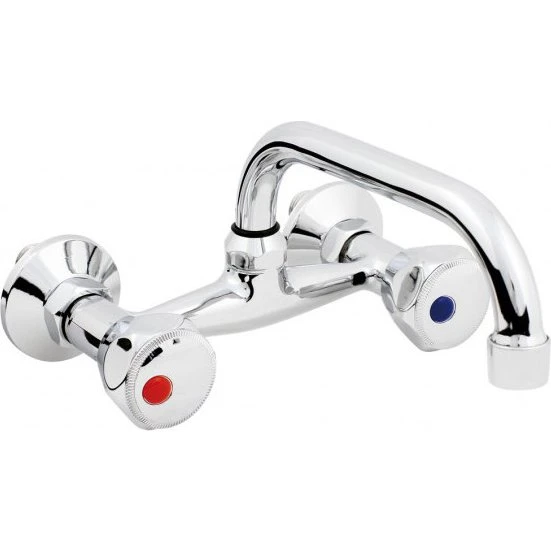 Hydroland Retro-Wandarmatur Chrom 1/4-Dreh, M22x1