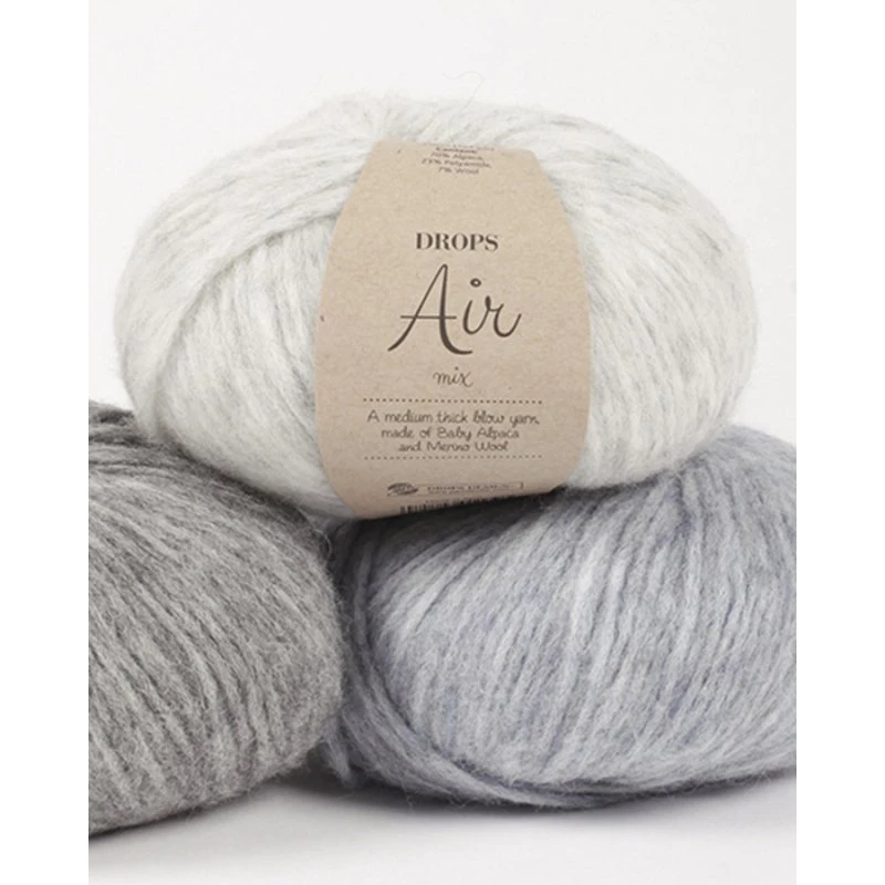 DROPS Air Unicolor 31 Schwarz