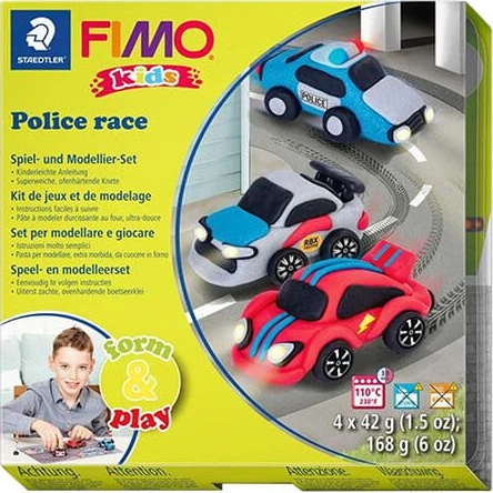STAEDTLER FIMO kids Modelliermasse Police Race