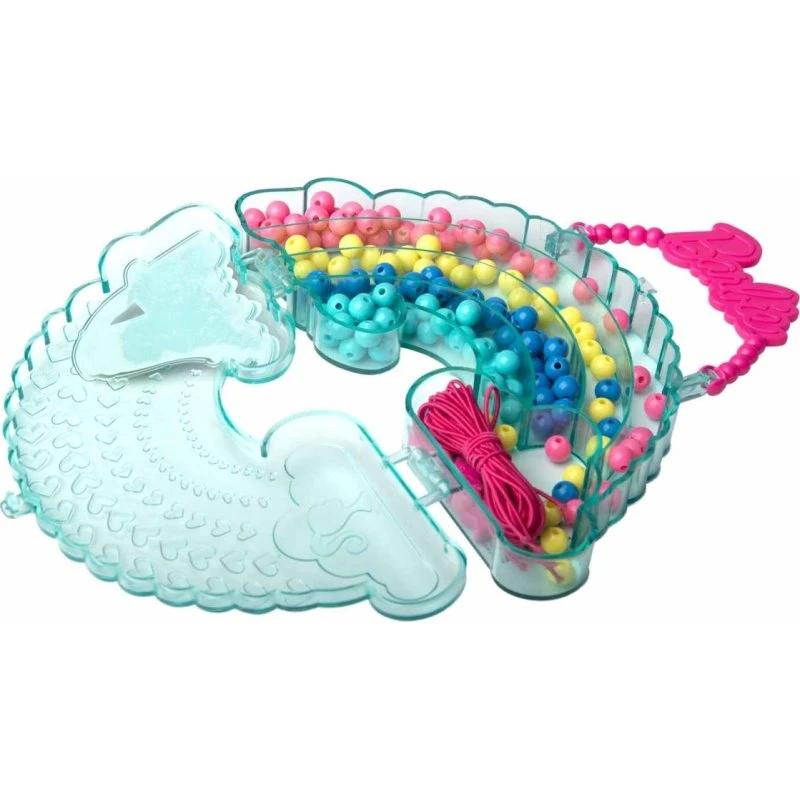 Barbie Perlen-Set Schmuck mit Regenbogen-Box