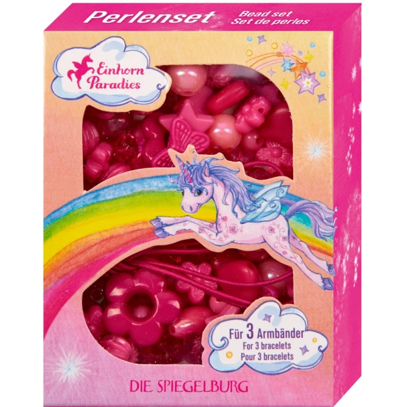 Die Spiegelburg Perlenset Pink - Einhorn-Paradies