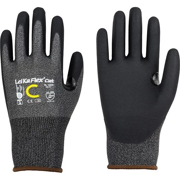 Richard Leipold LeiKaFlex® CUT RL 1636 Gr.8 grau/schwarz