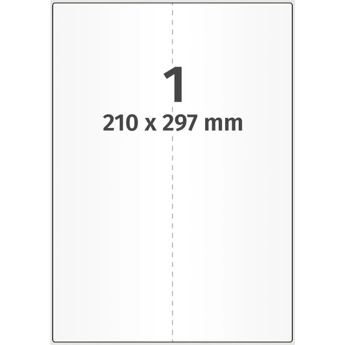 Terra Ink Premium Etiketten A4, 500 Blatt, weiß, permanent klebend