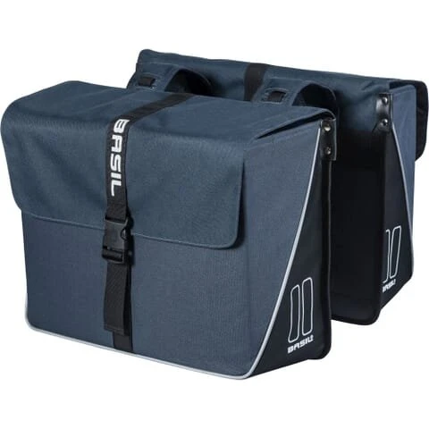 Basil Doppeltasche Forte 35 Liter blau/schwarz