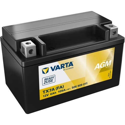 VARTA YTX7A-BS AGM Active FA für Yamaha XC 125 TR Cygnus R