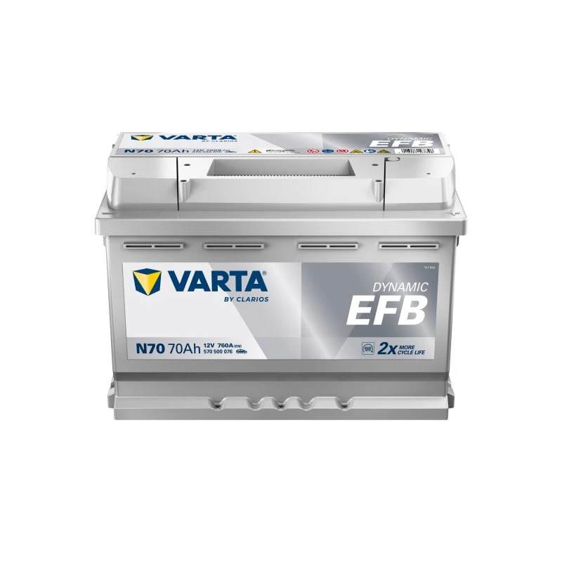 Varta N70 Blue Dynamic EFB 12V 70Ah 760A