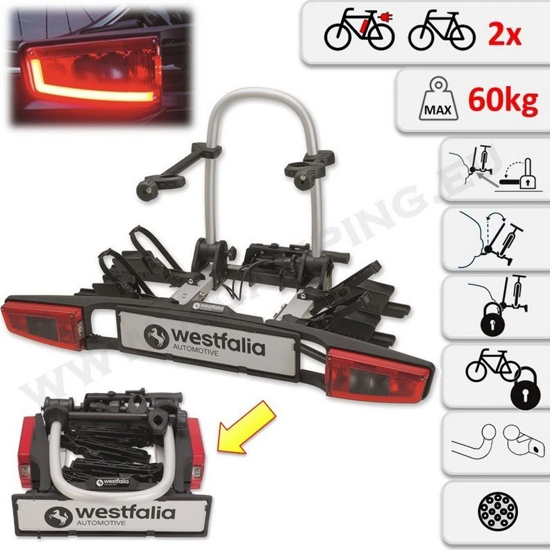 Westfalia Bikelander BC 80 LED Fahrradträger
