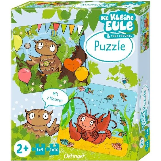 Tanja Jacobs: Die kleine Eule Puzzle 9 & 16 Teile