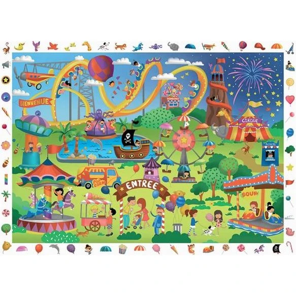 Calypto Jahrmarkt 100 XL Puzzle, 61 x 42 cm