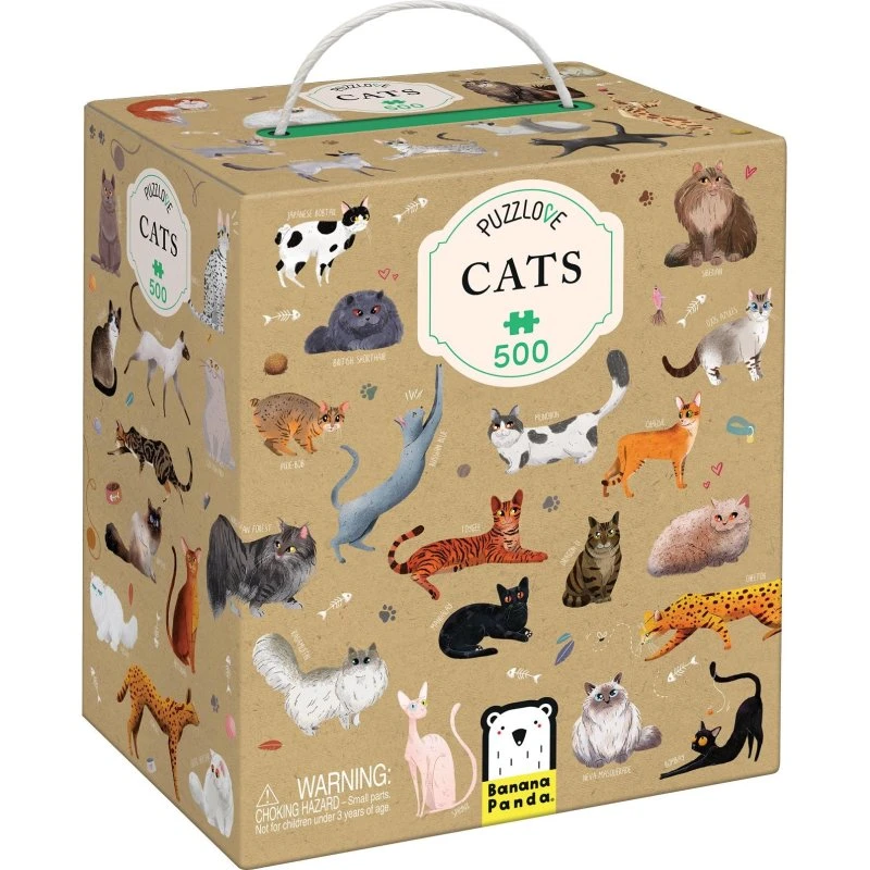 Banana Panda Puzzle Katzen 500 Teile ab 9 Jahren