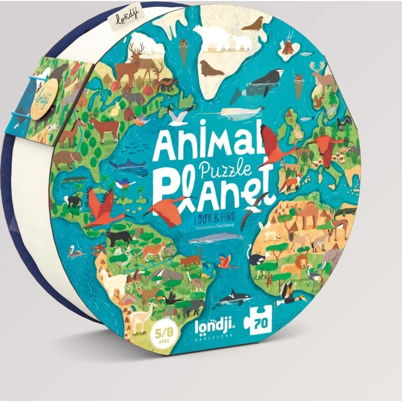 LONDJI Puzzle Animal Planet 70 Teile
