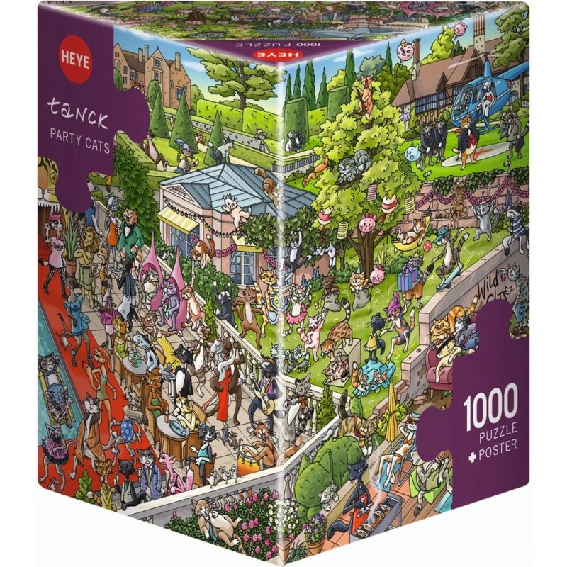 Heye Party Cats Puzzle 1000 Teile