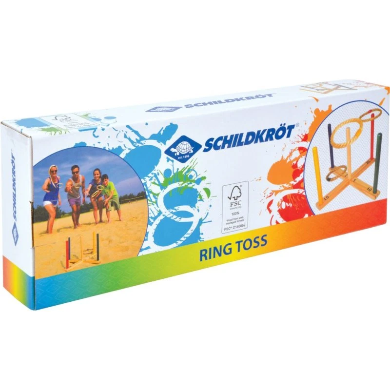 SCHILDKRÖT Ringwurfspiel aus FSC-Holz