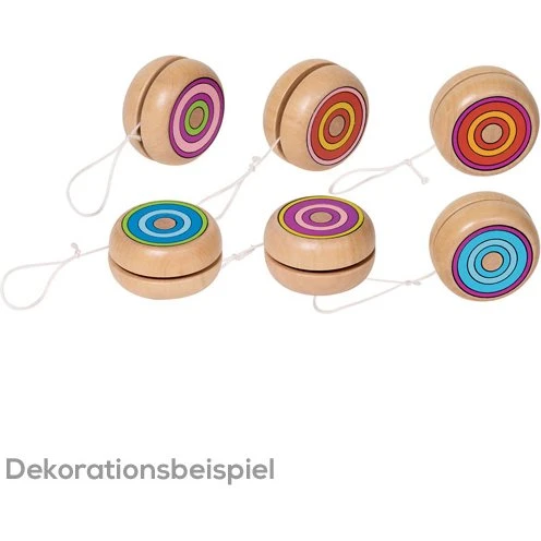 Goki Jo-Jo bunte Ringe Ø 4,8 cm