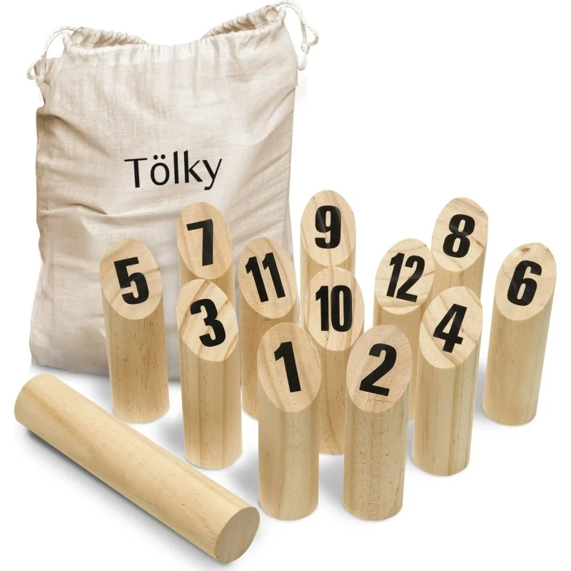 Moorland Kubb Wurfspiel mit Nummern