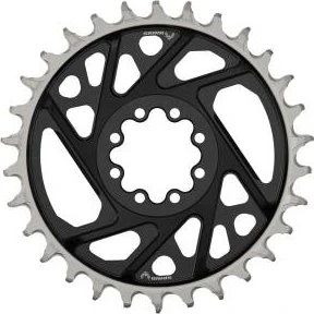 SRAM XX T-Type Kettenblatt 30 Zähne 8-Loch DM 3mm Offset schwarz-silber