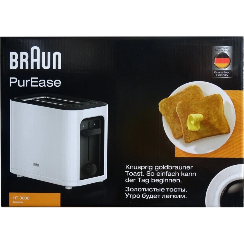 Braun Toaster HT3000 weiß 1000 W