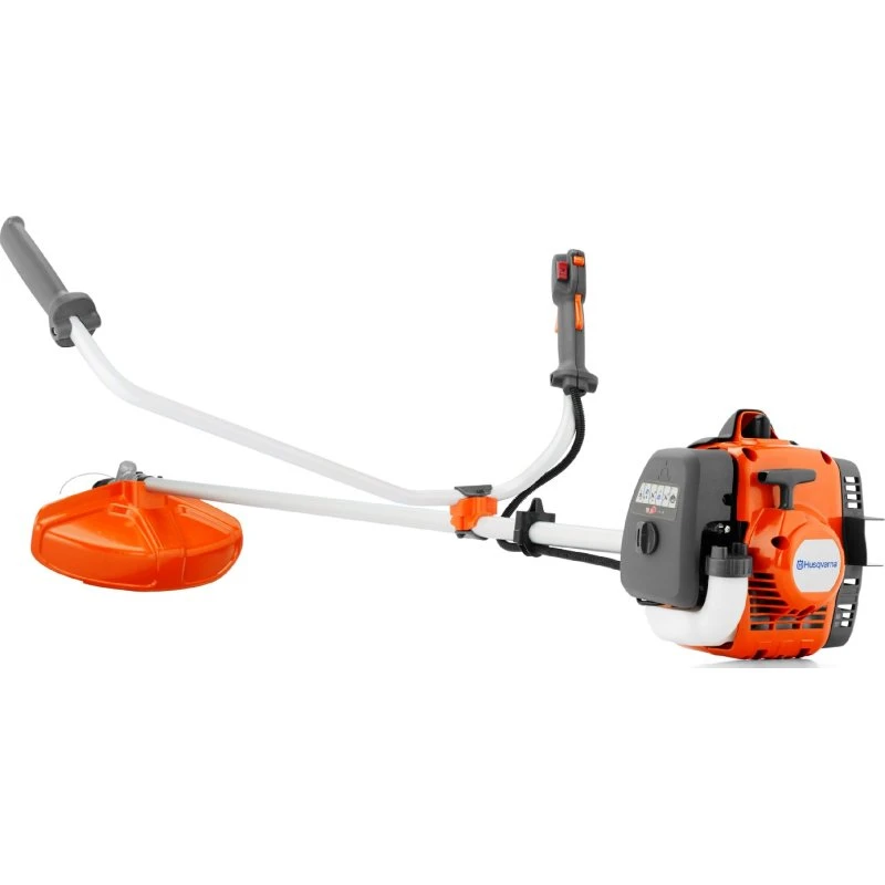 Husqvarna 122R Benzin-Rasentrimmer mit gebogenem Schaft