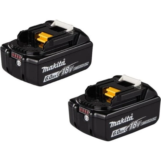 Makita BL1860B 18 V LXT Akku 2x 6,0 Ah