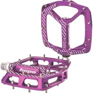 HOPE F22 Paar MTB Flat Pedale Lila