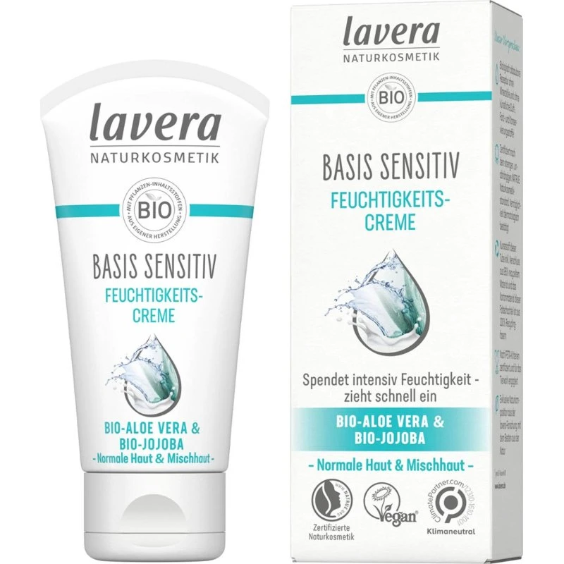 LAVERA basis sensitiv Feuchtigkeitscreme Bio-Aloe Vera & Jojoba