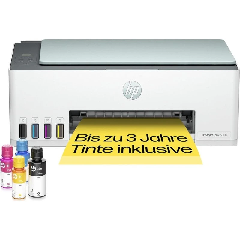HP Smart Tank 5108 WLAN Tintenstrahldrucker 3-in-1 Farbe
