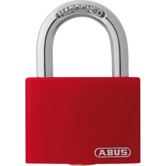 ABUS T65AL myLock Vorhängeschloss rot