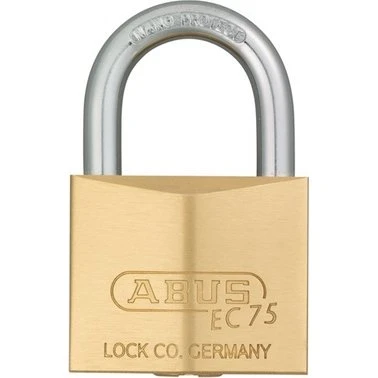 ABUS Messing-Hangschloss EC 75/40 mit Wendeschlüssel, 5 Schlüssel