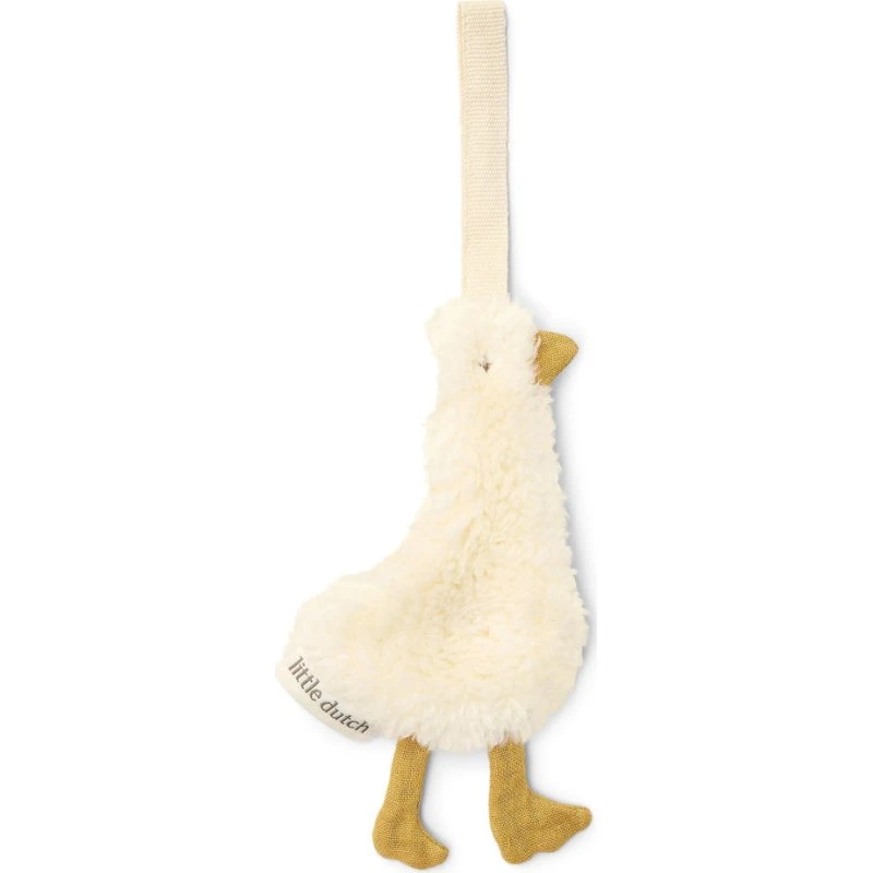 Little Dutch Schnullertuch Weiß - Kleine Gans
