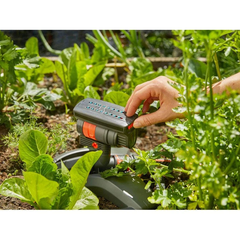 GARDENA Viereckregner AquaZoom Compact schwarz