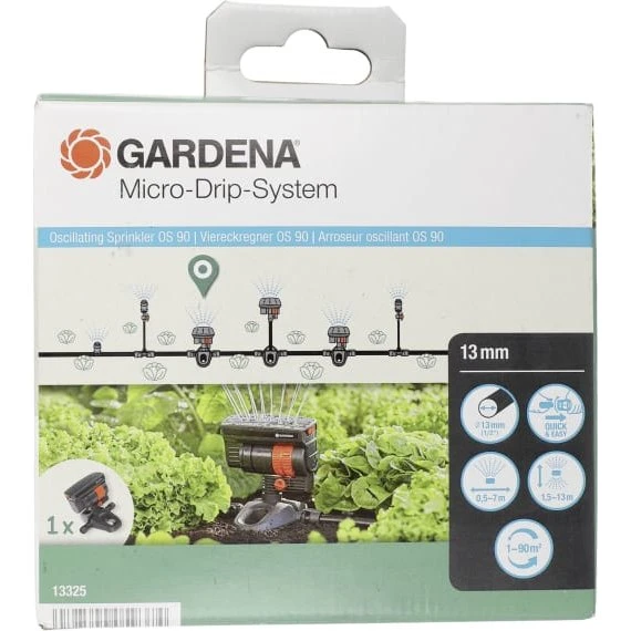 GARDENA Viereckregner OS 90 Micro-Drip-System