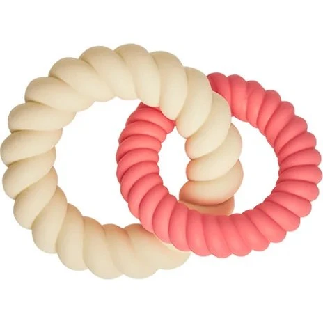 OYOY Mini Mellow Beißring, cherry red/vanilla