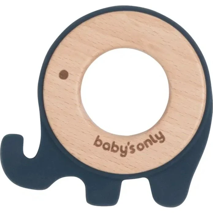 Baby's Only Beißring Elefant Vintage Blue