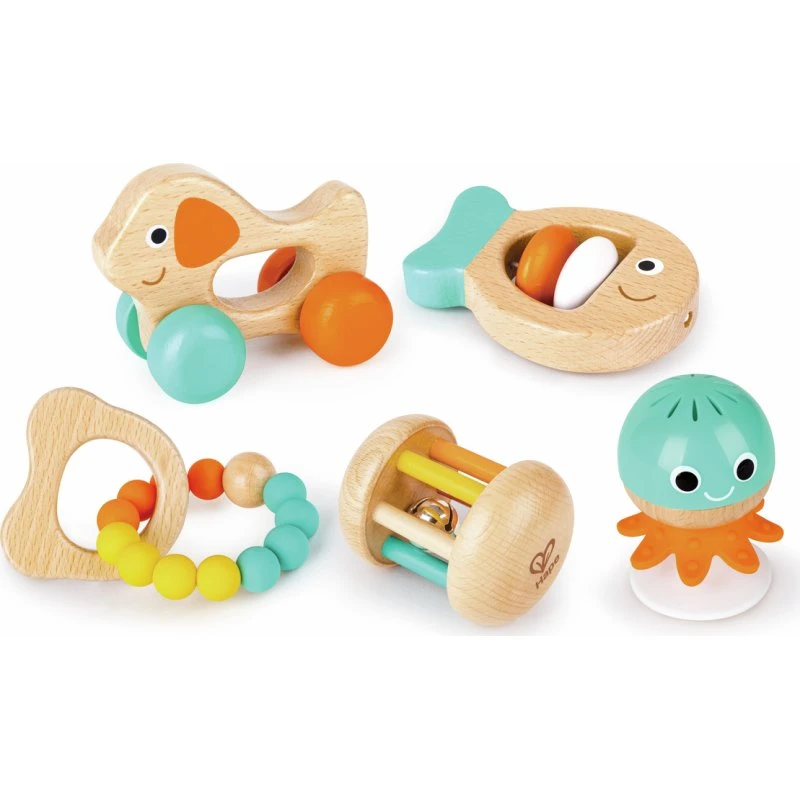 Hape Sensorisches Spielzeug-Geschenkset 5-tlg.