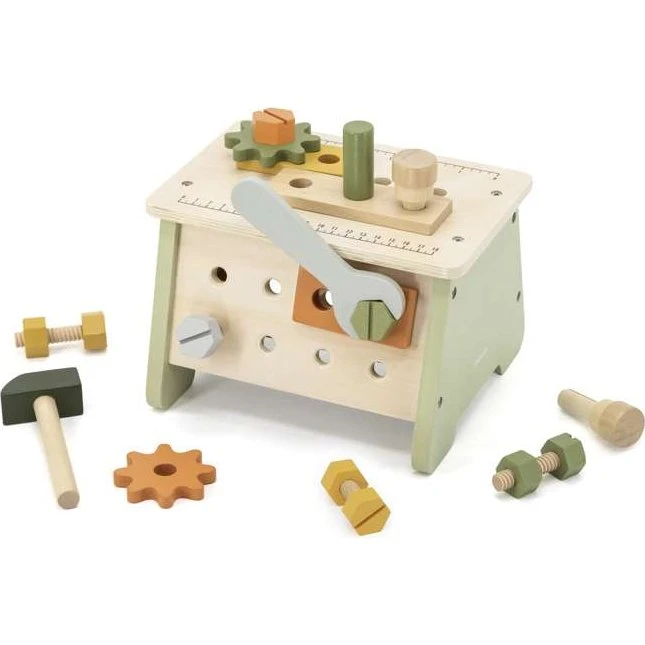Polar B Kid'oh Mini-Werkbank 2-in-1 mit 30 Teilen