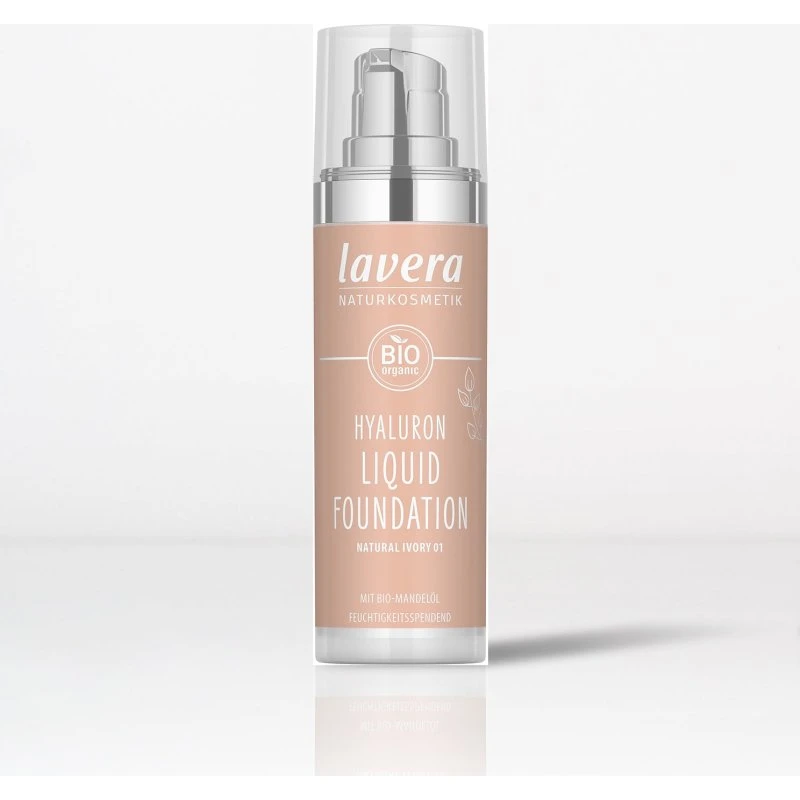 Lavera Hyaluron Liquid Foundation Natural Ivory 01, 30 ml