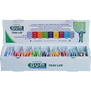 GUM Trav-ler Interdentalbürsten gemischt 10 Stück