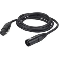 DAP FL09 DMX/AES-EBU XLR 3P 6m Schwarz