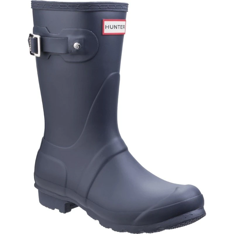 Hunter Damengummistiefel ORIGINAL SHORT schwarz