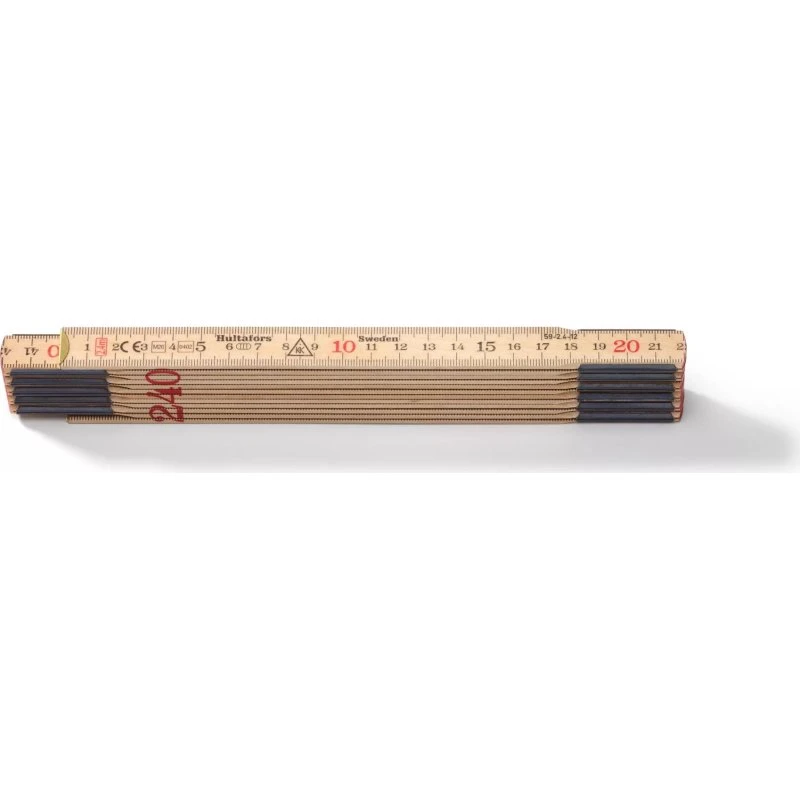 Hultafors Schwedenmeter 59-2.4-12 2,4 m Holz