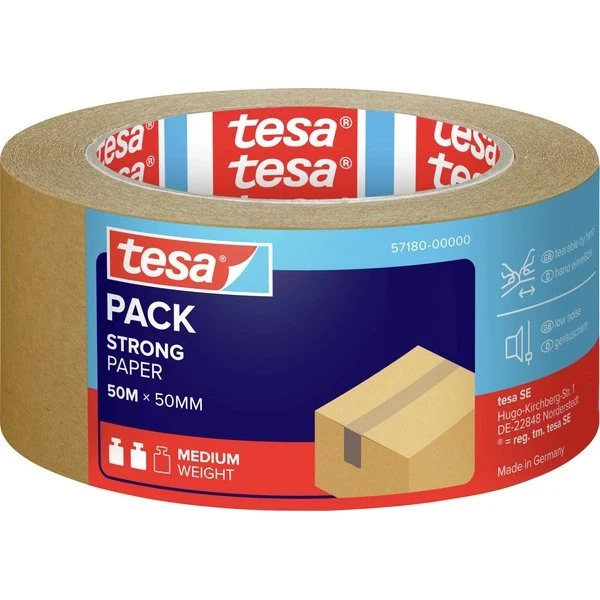 tesa pack® Paper ecoLogo® Braun 50m x 50mm