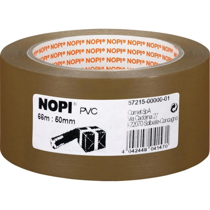 tesa Nopi Packband 57215 66m x 50mm braun