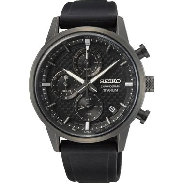 Seiko SSB393P1 Titan-Chronograph Schwarz