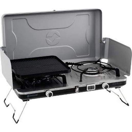 Outwell Merapi Pro Duo Deluxe 6000W Gaskocher silber/schwarz